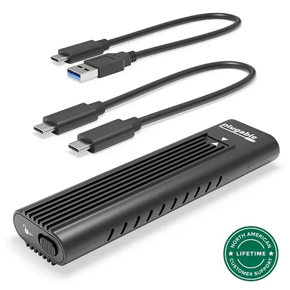Plugable USB-C 3.1 Gen 2 Tool-free NVMe Enclosure | 78810624