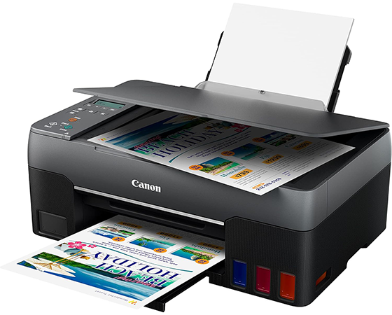 Canon PIXMA G2260 MegaTank Wired All-In-One Inkjet Printer - Black