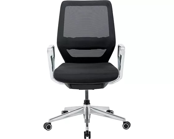 

Office Depot WorkPro Sentrix Ergonomic Mesh/Mesh Mid-Back Manager Chair, Fixed Arms, Black