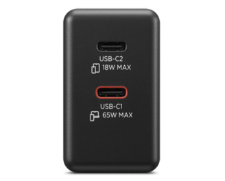 Lenovo 65W デュアルUSB Type-C GaN ACアダプター | 40AW065BUS