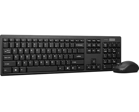 Lenovo – Wireless Compact Keyboard– 100 Cordless Keyboard for PC, Laptop  with Windows – Cordless Connection – Silent Key Clicks, Black