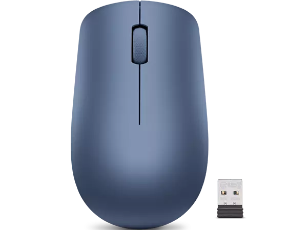 

2 Lenovo 530 Wireless Mouse (Abyss Blue) with battery