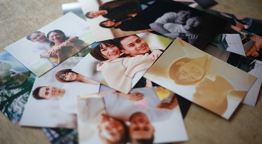 保存されている写真や動画などのデータ