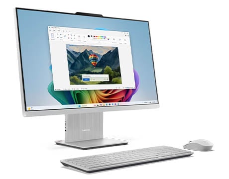 Lenovo IdeaCentre AIO 27AKP10KRK スリムデザイン Lenovo IdeaCentre