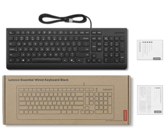 Lenovo エッセンシャル USBキーボード(英語) | 4Y41R64633 | レノボ
