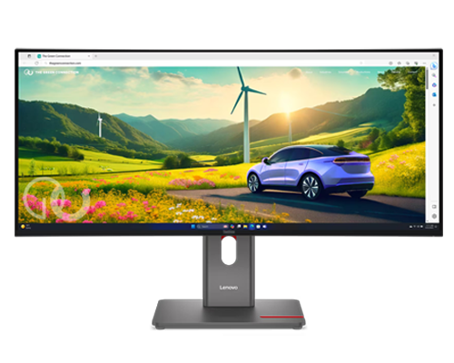 ThinkVision P34WD-40(34型ウルトラワイド曲面/3440×1440/IPS/USB-C)