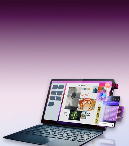 Lenovo Yoga タブレット | クリエイターのためのスタイラスと AI を