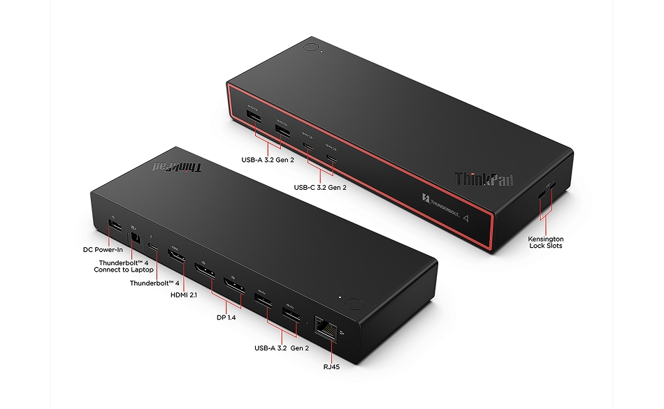 ThinkPad Thunderbolt 4 ドック Gen 2 7000 | 40BG0135JP | レノボ