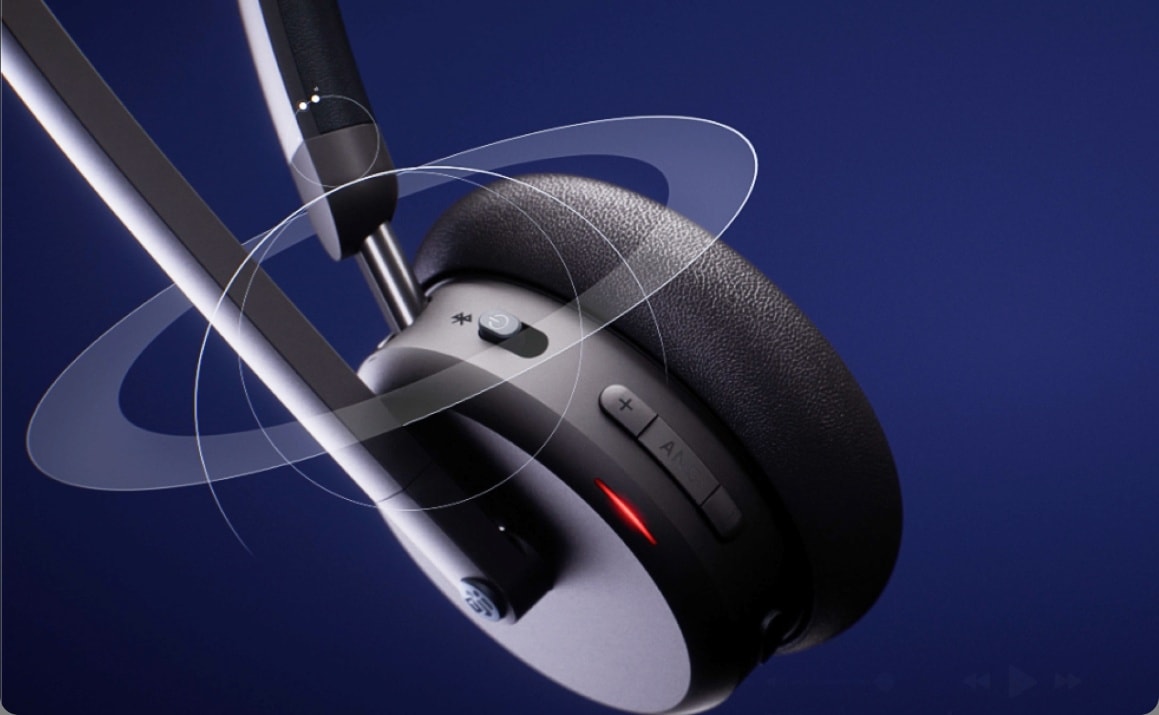 Lenovo Dual-Mode ワイヤレス アクティブノイズキャンセリング ヘッド
