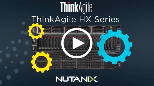 Lenovo ThinkAgile HX Series - front facing 3 stack