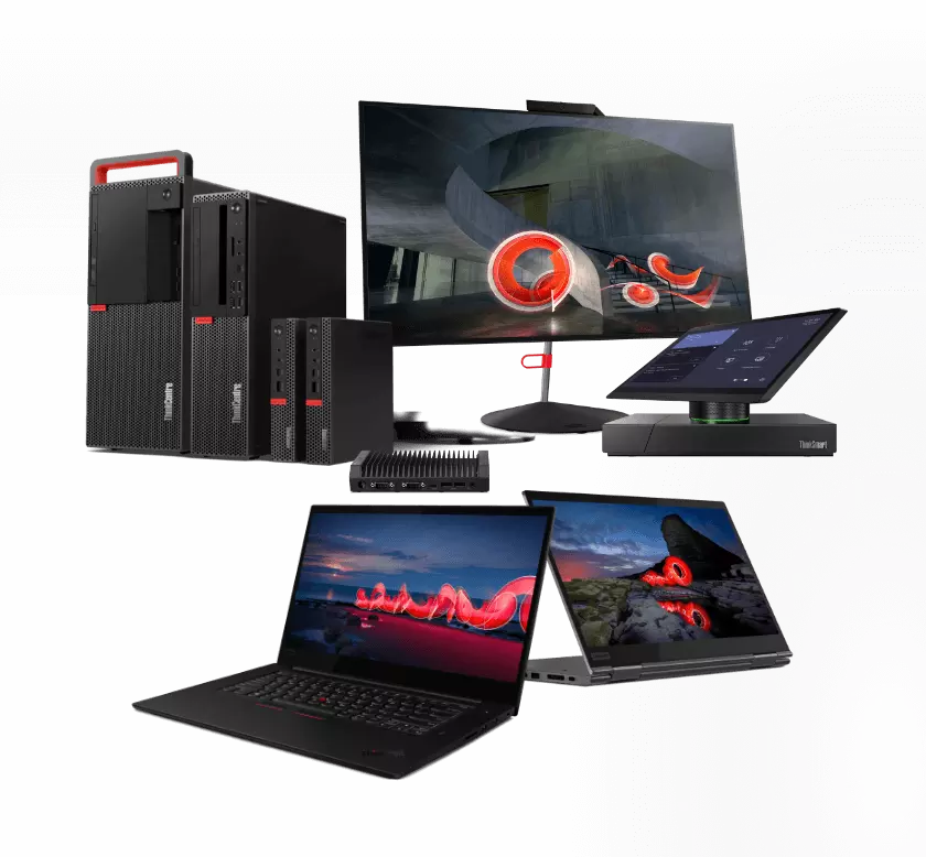Lenovo Think family  Desktops, laptops, 2-in-1s, smart office
