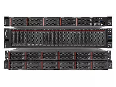 Lenovo ThinkAgile HX - front facing 3 stack