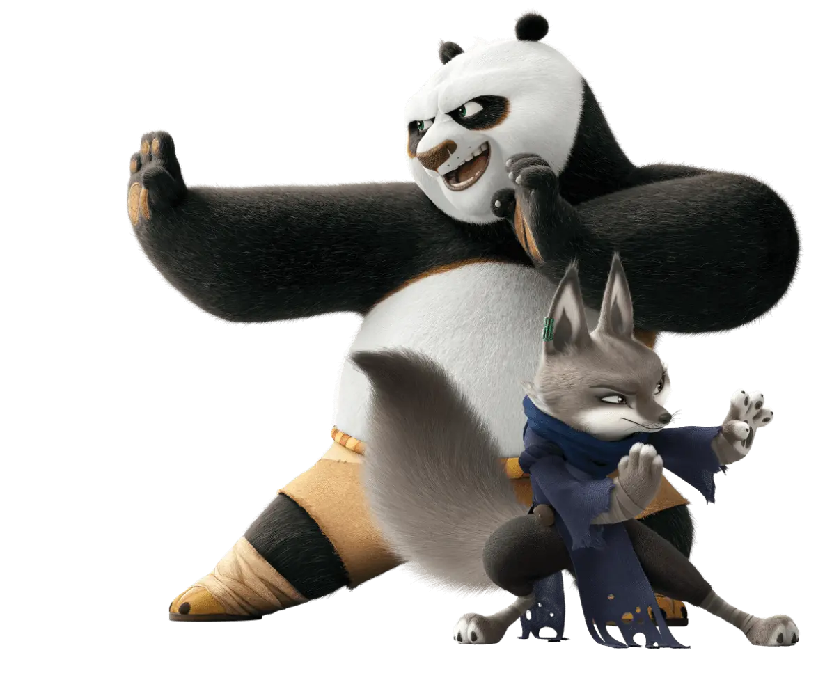 Po Zhen de Kung Fu Panda 4