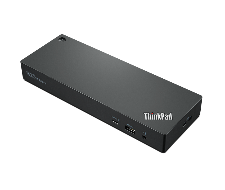 45-degree view of a ThinkPad Smart dock.