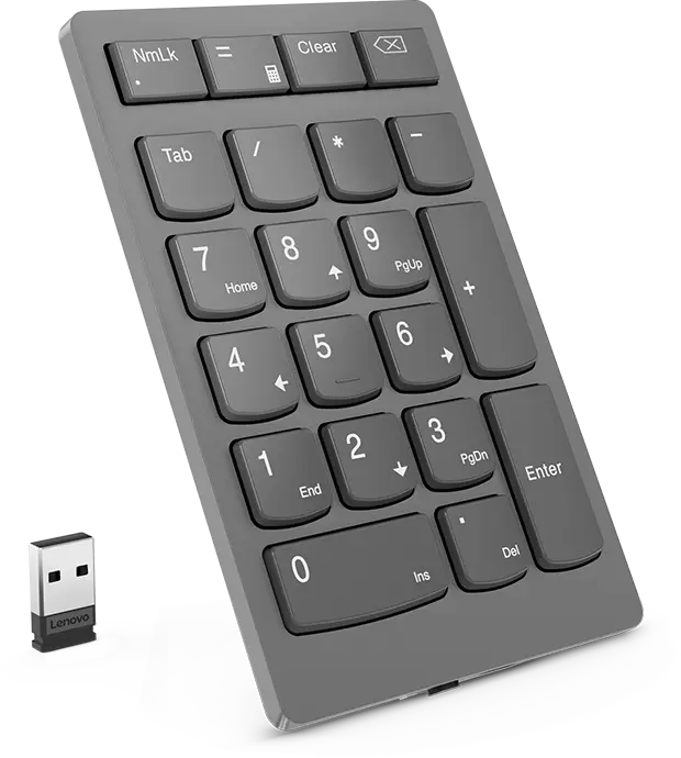 Lenovo Go Wireless Numeric Keypad widok z przodu
