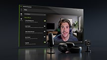 Tarjeta sobre Nvidia Broadcast