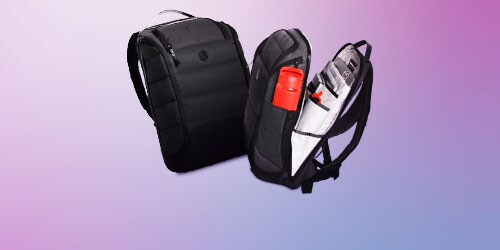 A STM Dux 16L Backpack is shown from two different angles on a light background.