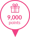 9000 points Logo