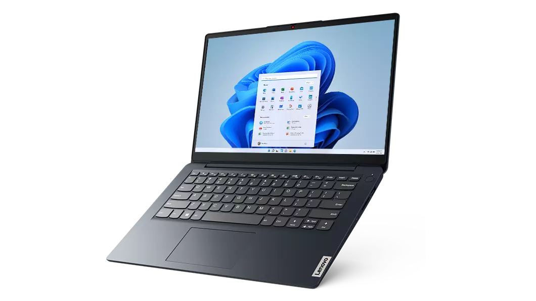 IdeaPad 1 Gen 7 (14″ AMD) open, front facing with Windows 11 home screen
