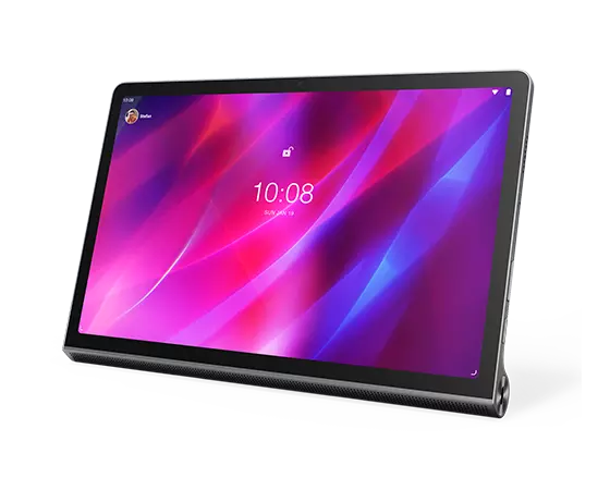 Tablette Android Lenovo Yoga Tab 11 sur fond blanc