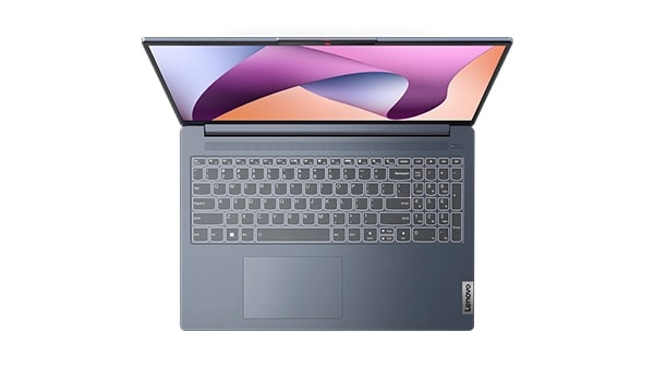 Lenovo Ideapad Slim 5 16 inches Intel Abyss blue keyboard view
