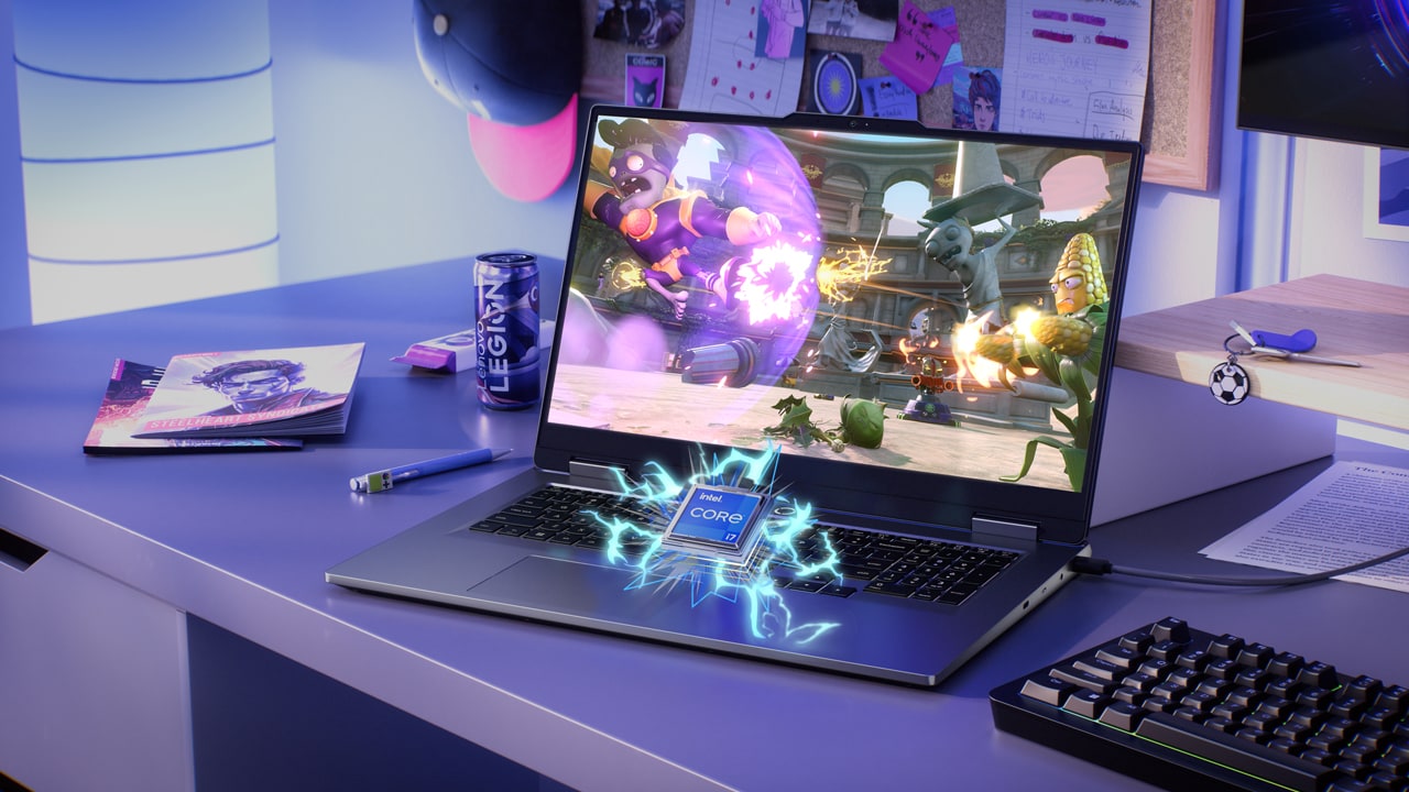 Latest Intel Core HX processor delivers faster performance for seamless gameplay and multitasking on the Lenovo LOQ 17IRX10.