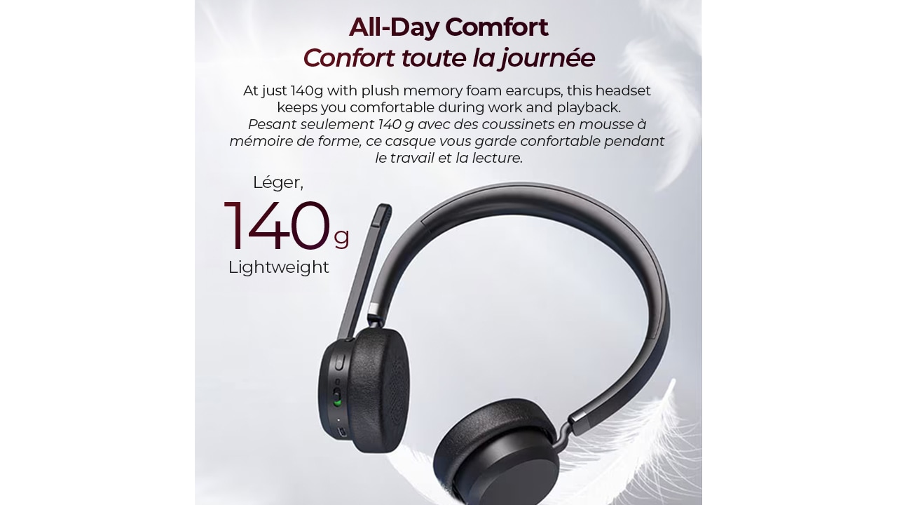 Lenovo Wireless VoIP Headset (Teams) | 4XD1M80020 | Lenovo CA