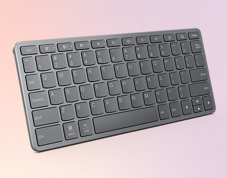 Boost productivity with the optional Lenovo Multi-Device Wireless Keyboard for the Lenovo Tab Plus Gen 2 tablet.