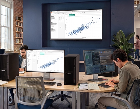 Designed for higher education needs, the Lenovo ThinkStation P4 (AMD) Tower Workstation