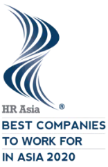 a logo look like storm, saying Best Companies to work for in asia 2020