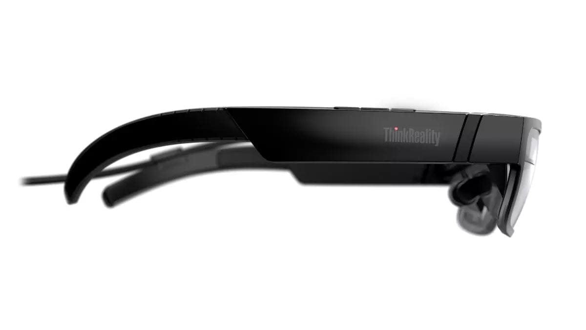 Lenovo ThinkReality A3 smart glasses – right side view