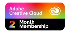 Adobe Creative Cloud 2 Month Membership badge