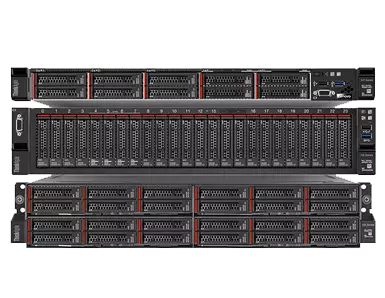 Lenovo ThinkAgile HX Series - front facing 3 stack