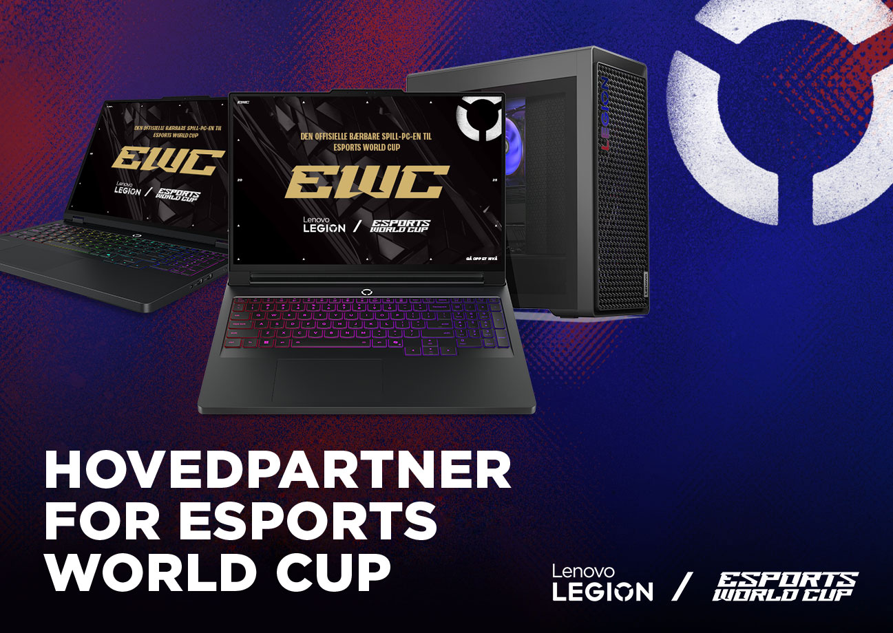 Lenovo Legion Laptops & Towers - The Official Gaming Laptop Partner of the Esports World Cup.