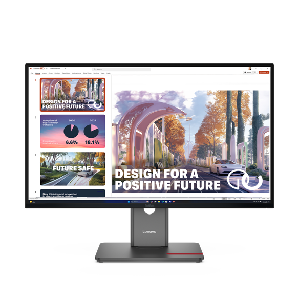 Lenovo ThinkVision P27QD-40 27 QHD USB-C-Docking-Monitor, 2560 x 1440