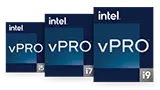 Intel vPRO Family i5/i7/i9 badges right