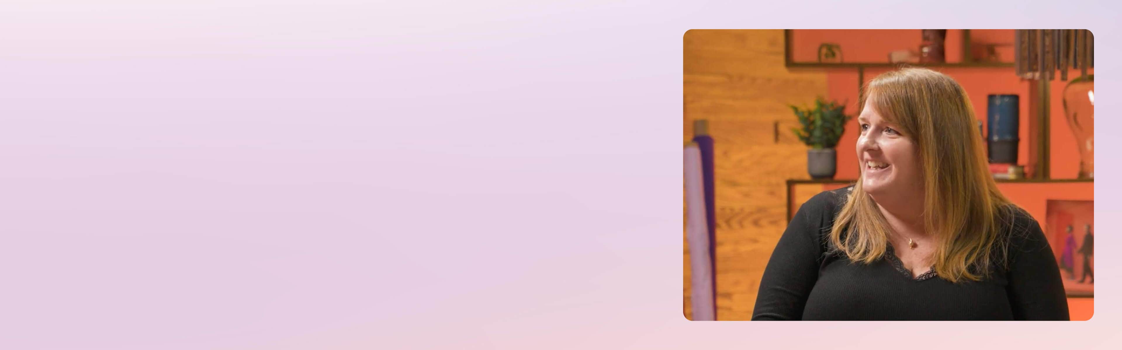 Sally Lowery in the Lenovo Studio. 