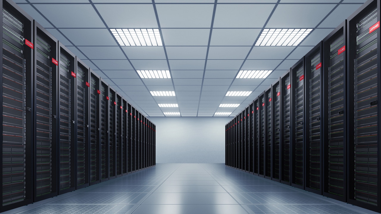 Serveurs Lenovo dans un centre de données