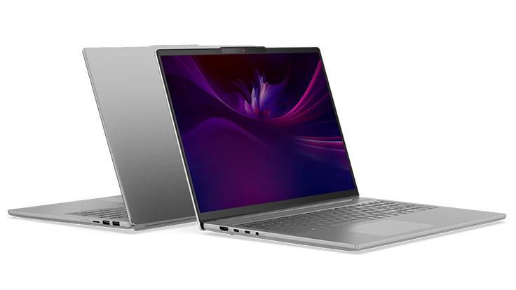 Deux portables IdeaPad disposés dos à dos.