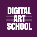 Geanimeerd logo van de Digital Art School