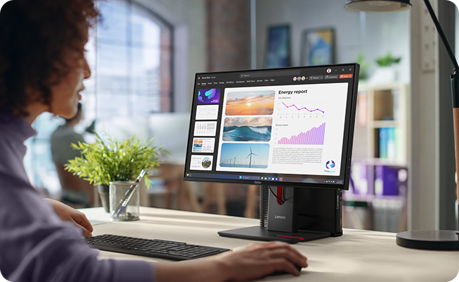 ThinkVision T27D-40(27型/1920×1080/IPS/USB-C/高さ・縦回転
