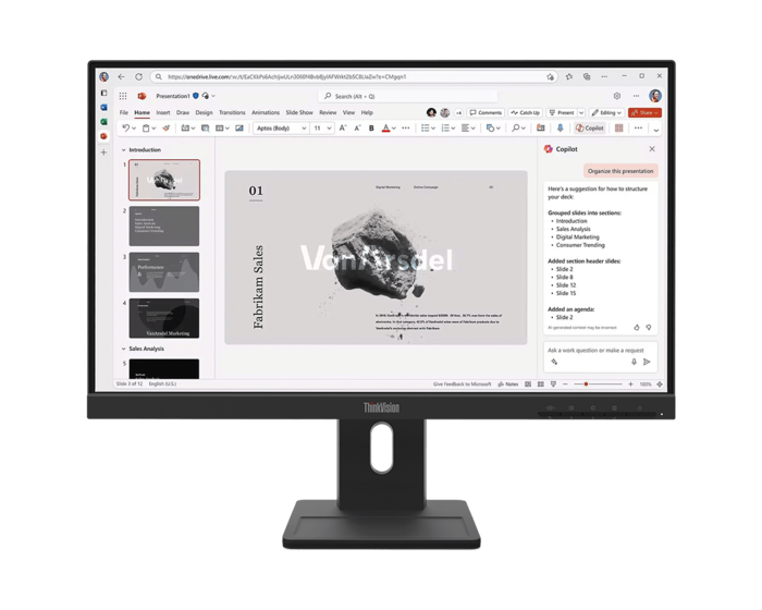 ThinkVision E22-40(21.5型/1920×1080/IPS/スピーカー/高さ・縦回転