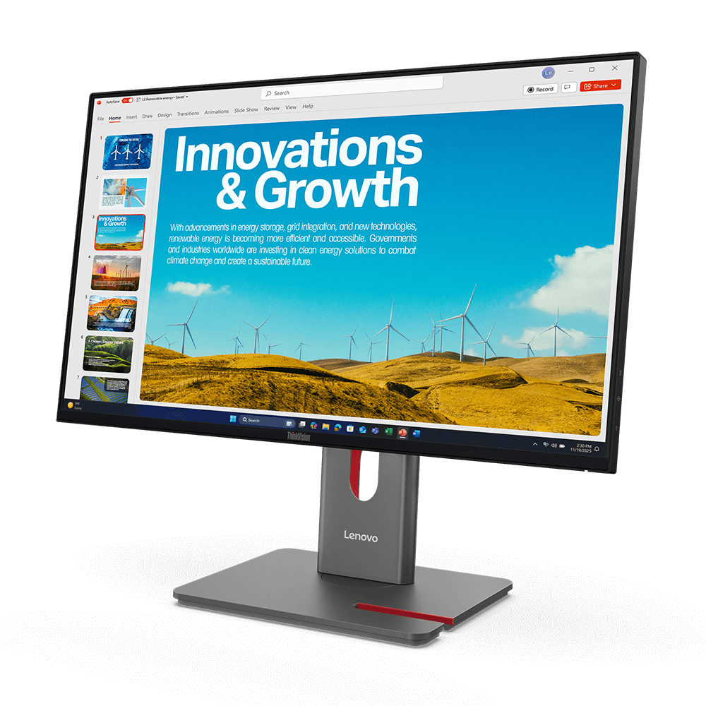 新品 Lenovo ThinkVision P24QD-40 120Hzモニター ThinkVision P24QD-40 24