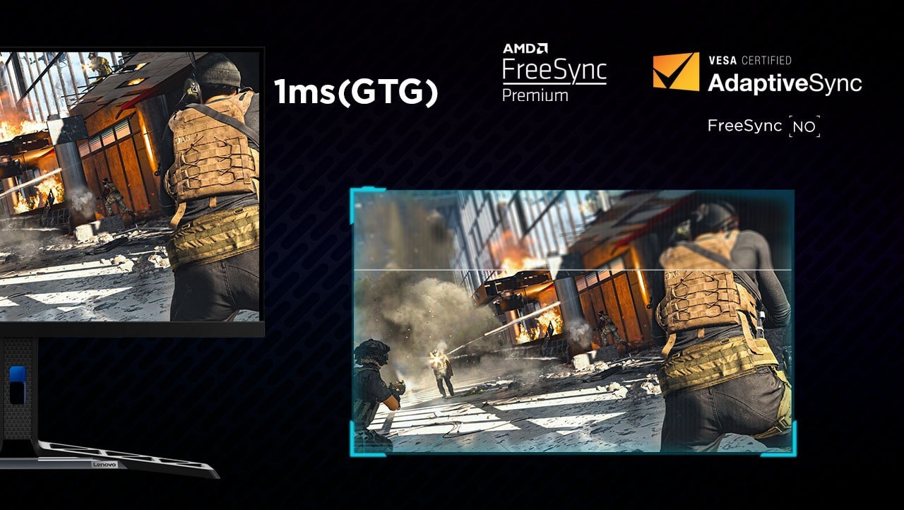 Lenovo Legion Y27qf-30 27-inch IPS QHD 250Hz Gaming Monitor