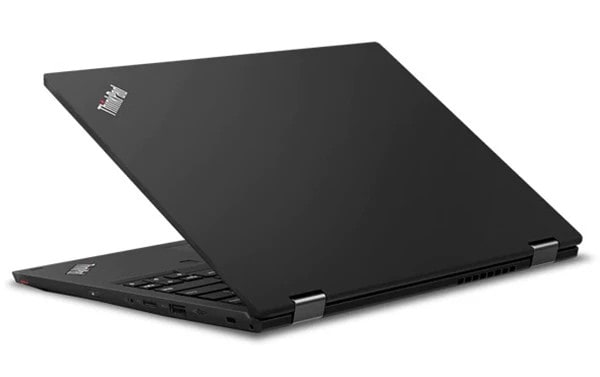 Lenovo ThinkPad L390 Yoga - Portable professionnel 2 en 1 ouvert, révélant 13,3
