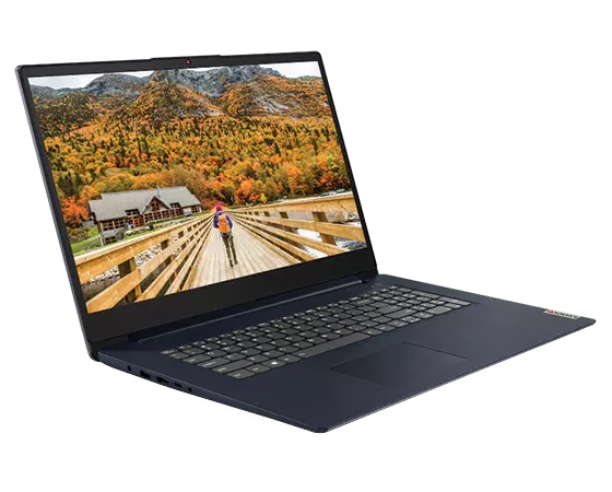 Ideapad 3 17inch Hero Front Facing Right Abyss blue AMD