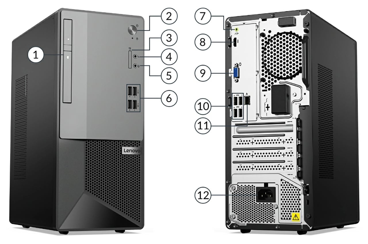 Lenovo V55t Gen 2 Tower | AMD-powered workhorse for SMB | Lenovo India
