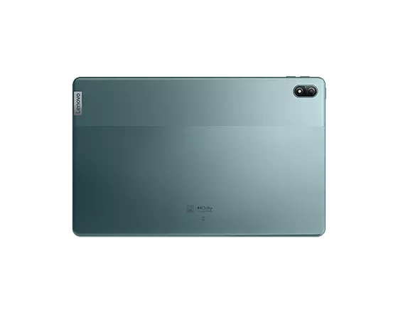 Lenovo Tab P11 5G rear view in Modernist Teal