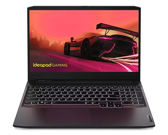 Lenovo IdeaPad Gaming 3 Gen 6 (15'' AMD) laptop, front view, open