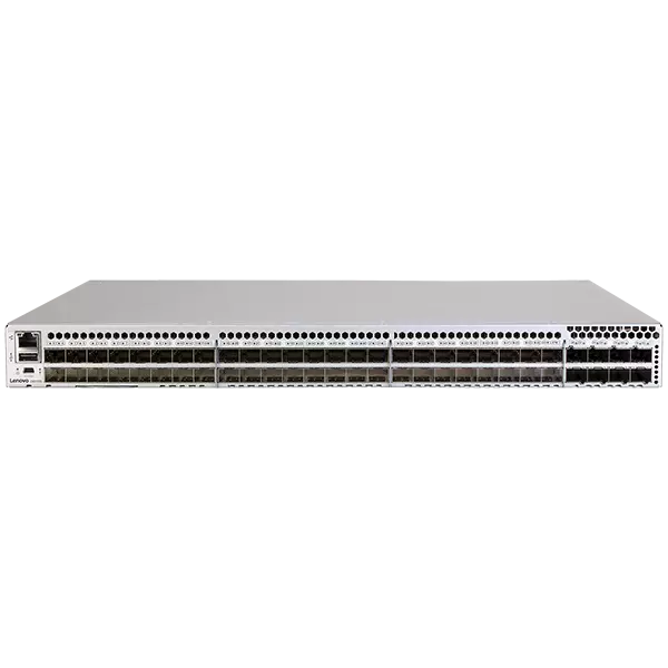 Lenovo ThinkSystem SAN Fibre Channel Switches - front facing